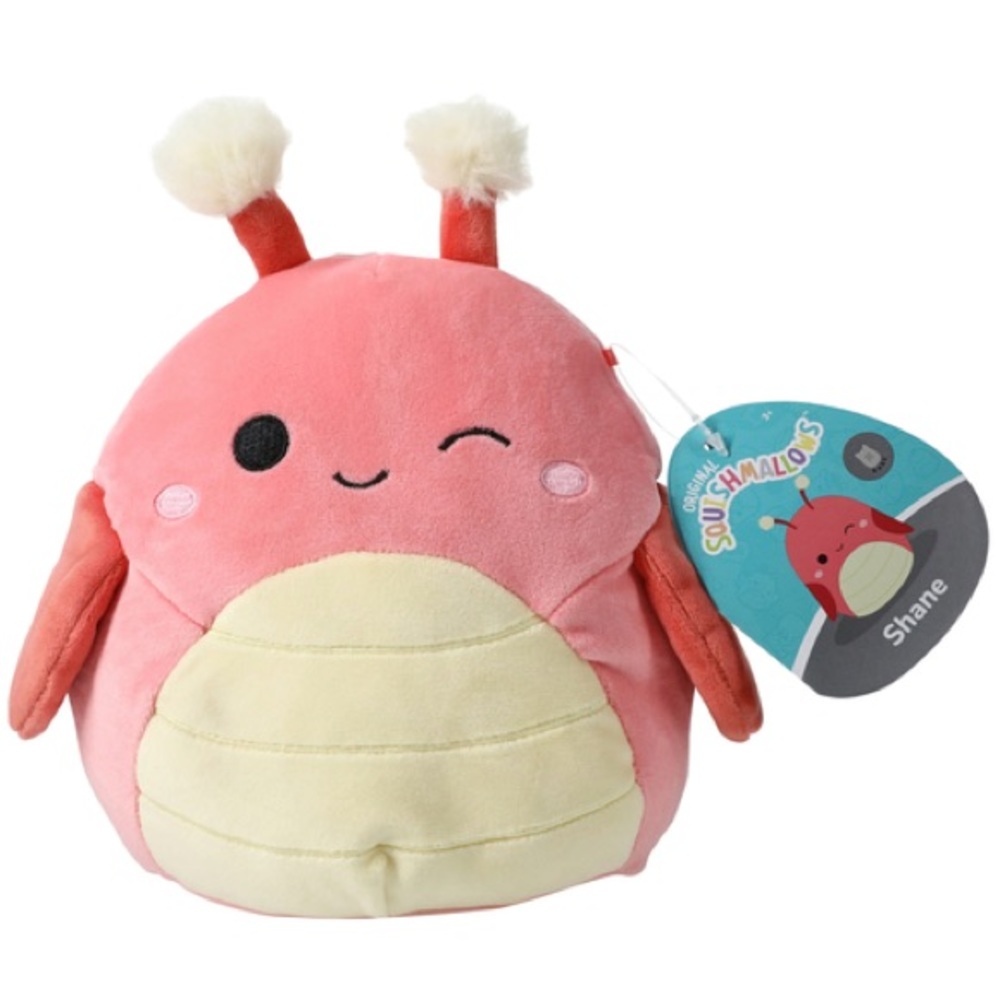 NWT Squishmallows Rare Shane the Red Grasshopper 7 Inch Plush